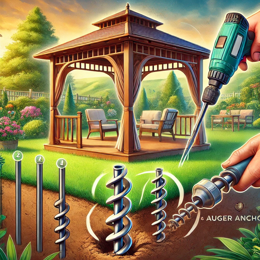 Piquets de sol et ancres à vis : idéaux pour pelouse et terre